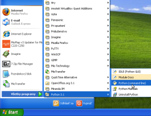 Python v ponuke windows
